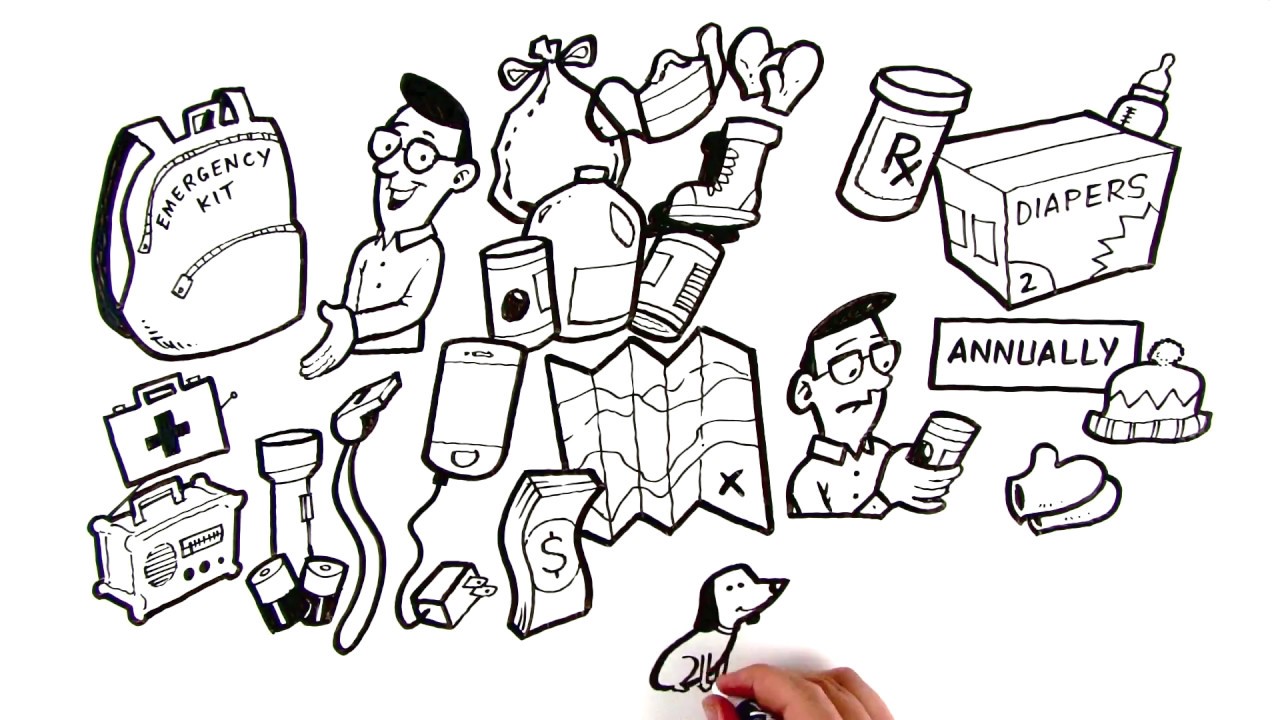 Emergency Kit Drawing at Explore collection of