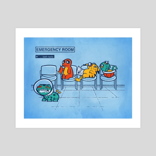540x540 emergency room, an art print - Emergency Room Drawing