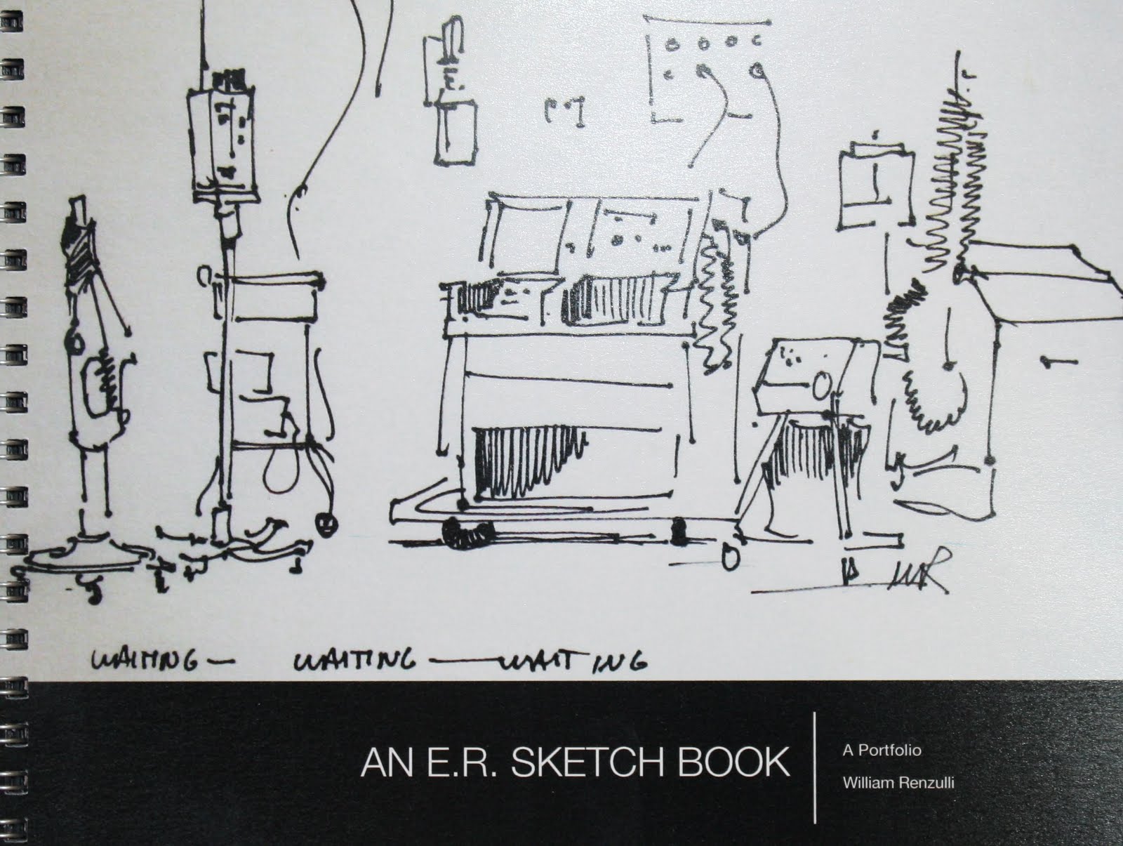 1600x1205 reflections on a life in medicine, art, and pasta booksbooks - Emergency Room Drawing