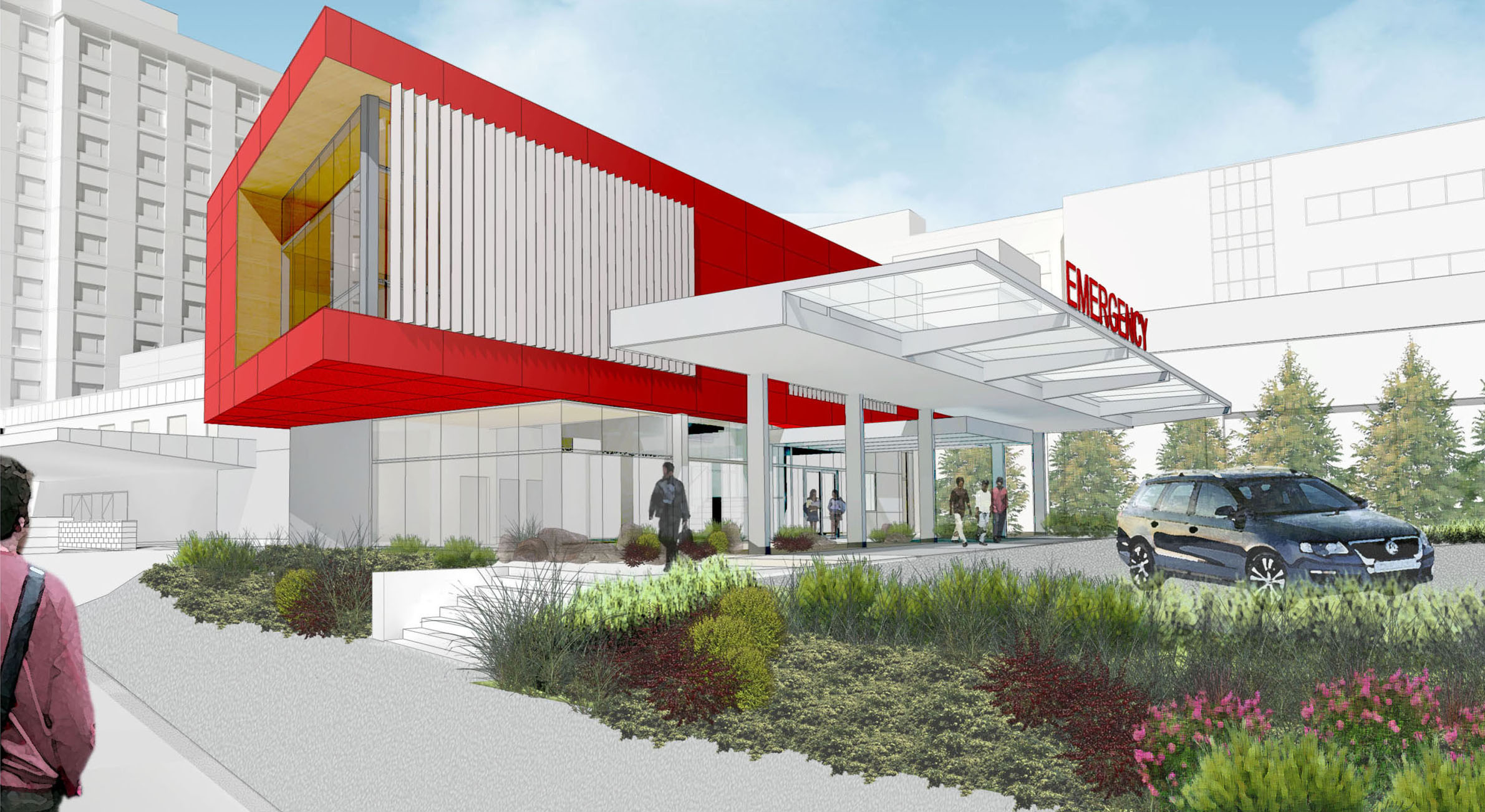 2381x1303 Sacred Heart Ready To Grow The Spokesman Review - Emergency Room Drawing