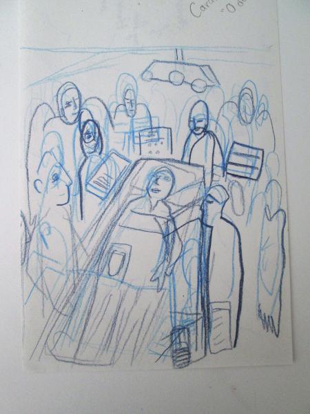 450x600 sketch for emergency room - Emergency Room Drawing