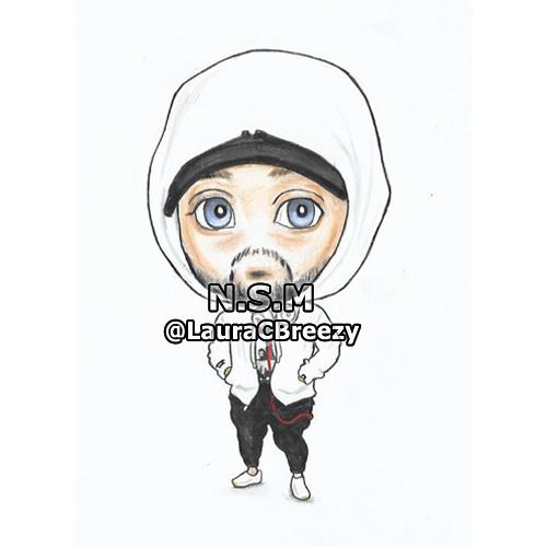 500x500 Eminem Eminem Eminem Drawing, Cartoon Drawings, Eminem - Eminem Cartoon Drawing