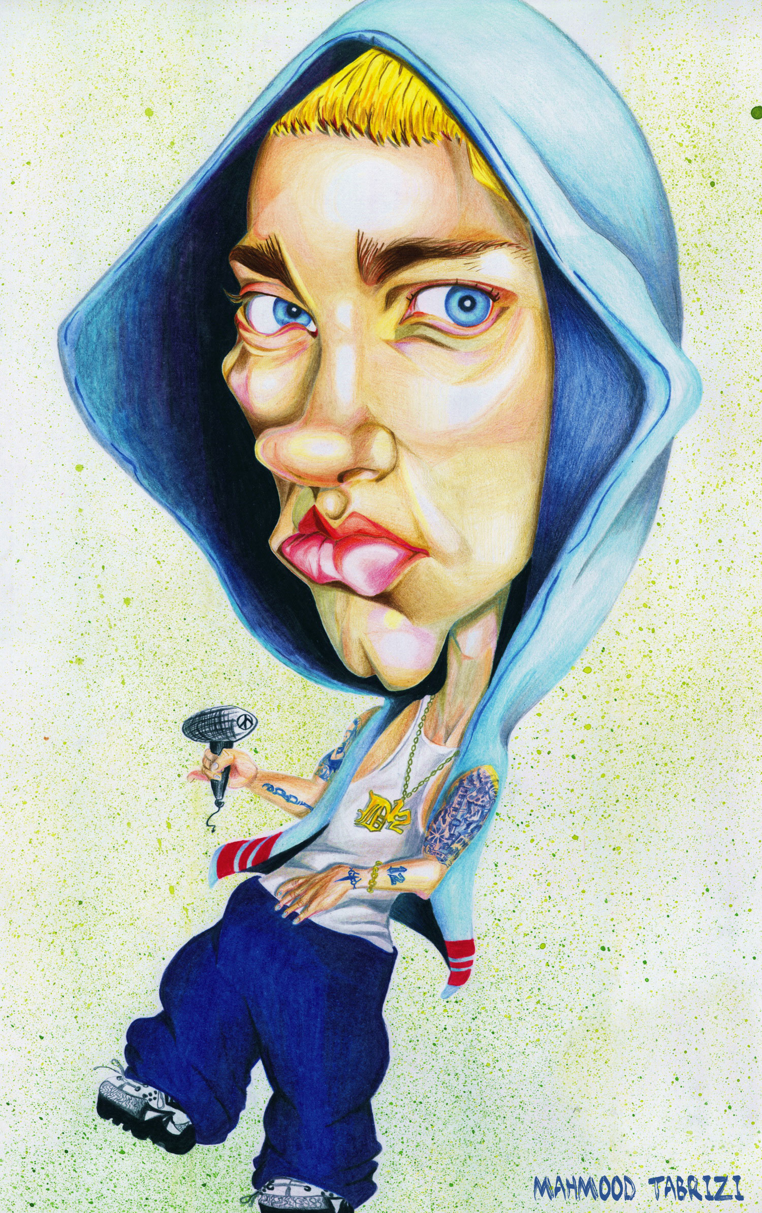 Eminem Cartoon Drawing at Explore collection of