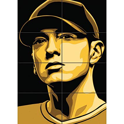 425x425 Eminem Giant Wall Poster Picture Posters Prints - Eminem Cartoon Drawing