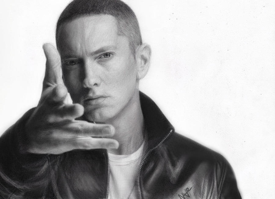 900x651 Eminem Drawing - Eminem Drawing