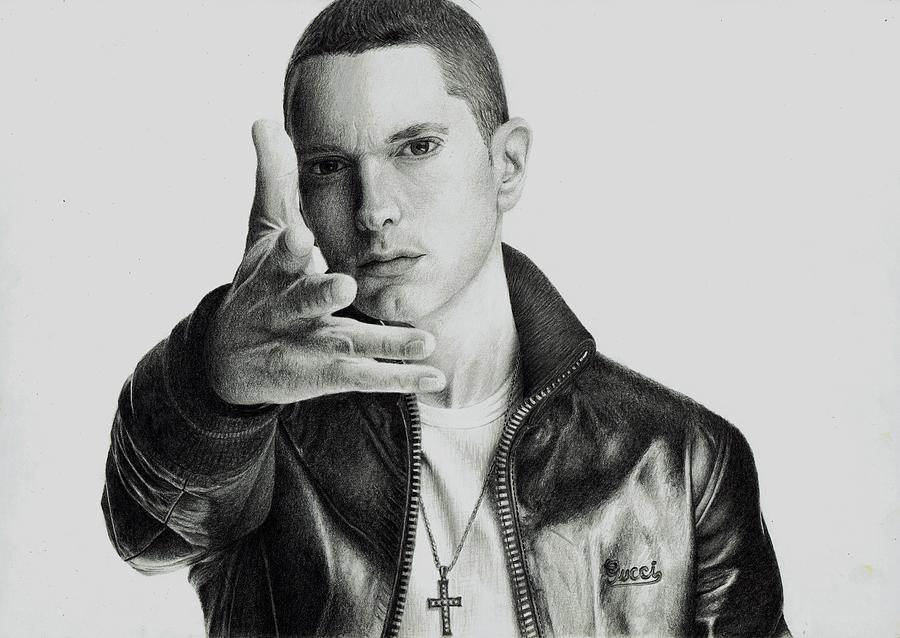 900x638 Eminem Drawing - Eminem Drawing