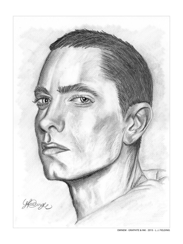 600x800 Eminem Photo Drawing Drawing Skill - Eminem Drawing