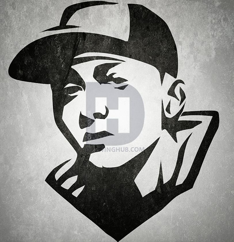 813x842 How To Draw Tribal Eminem, Step - Eminem Drawing