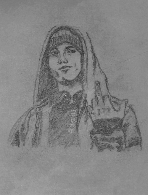 500x657 Very Old Eminem Drawing Uploaded - Eminem Drawing