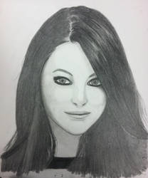 208x250 emma stone drawing - Emma Stone Drawing