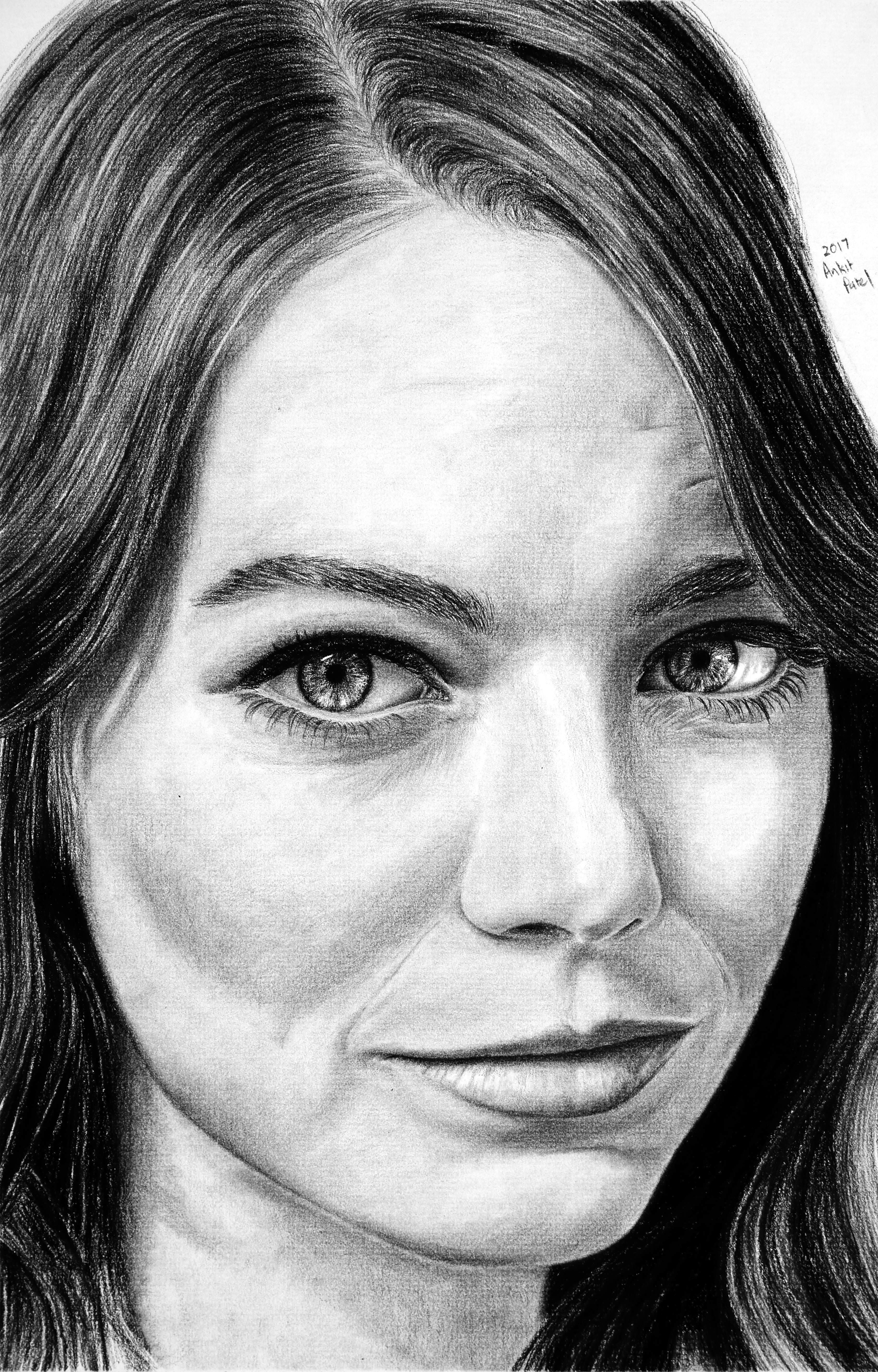 3367x5260 drawing of emma stone - Emma Stone Drawing