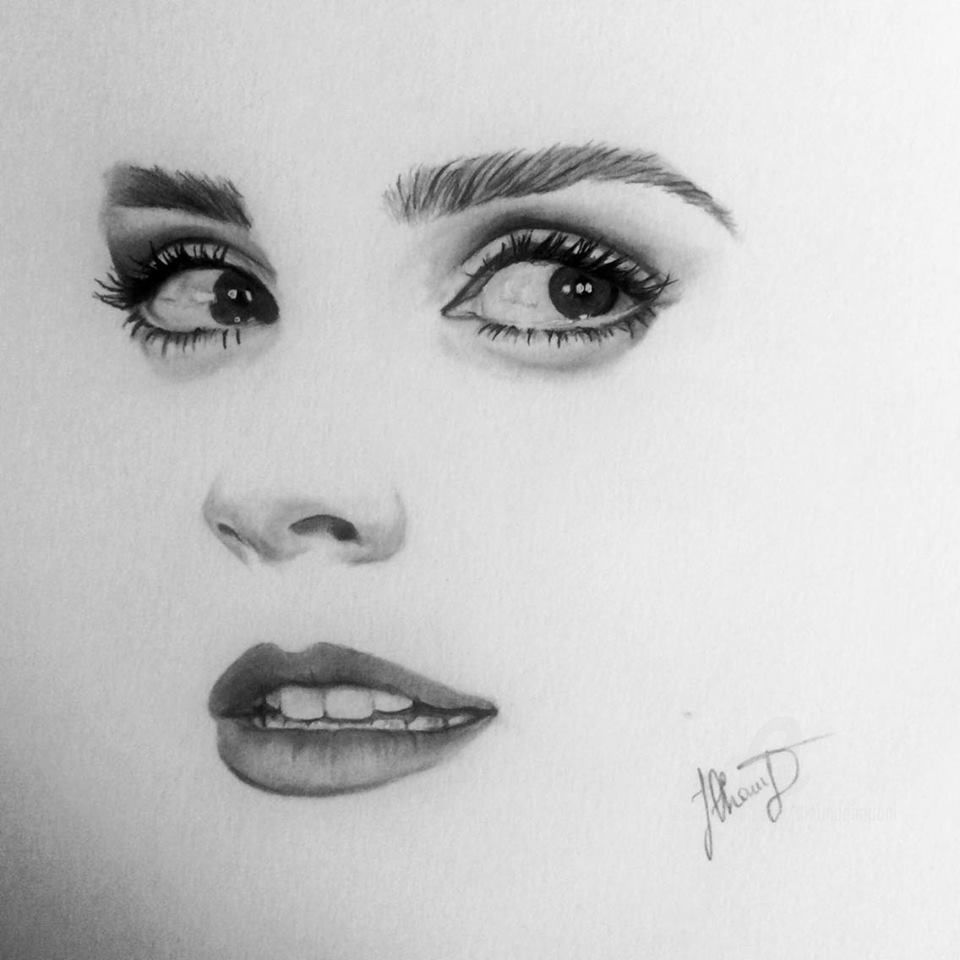 Emma Watson Drawing at PaintingValley.com | Explore collection of Emma ...