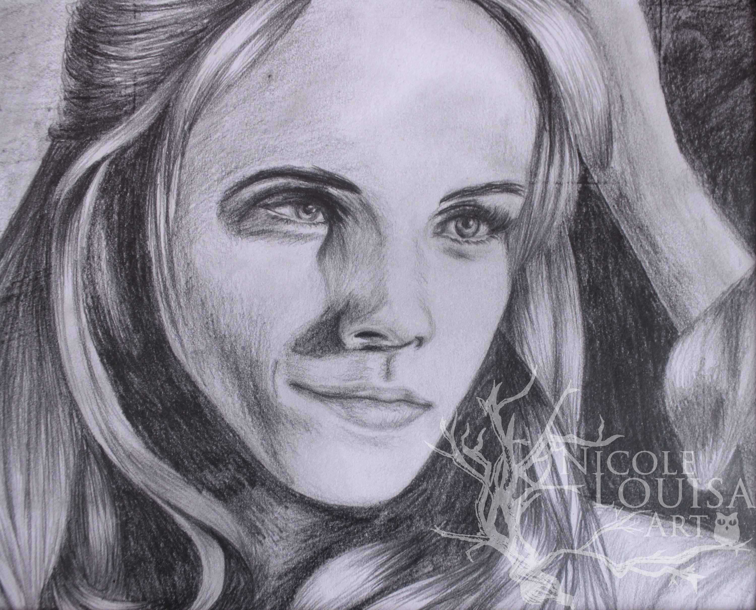 3000x2423 Pencil Drawing Of Emma Watson Etsy - Emma Watson Drawing