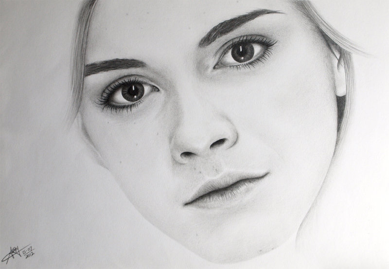 Emma Watson Drawing At Paintingvalleycom Explore