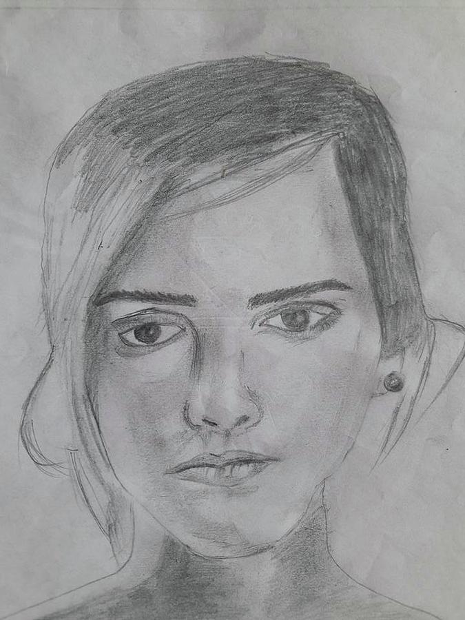 675x900 Emma Watson Drawing - Emma Watson Drawing