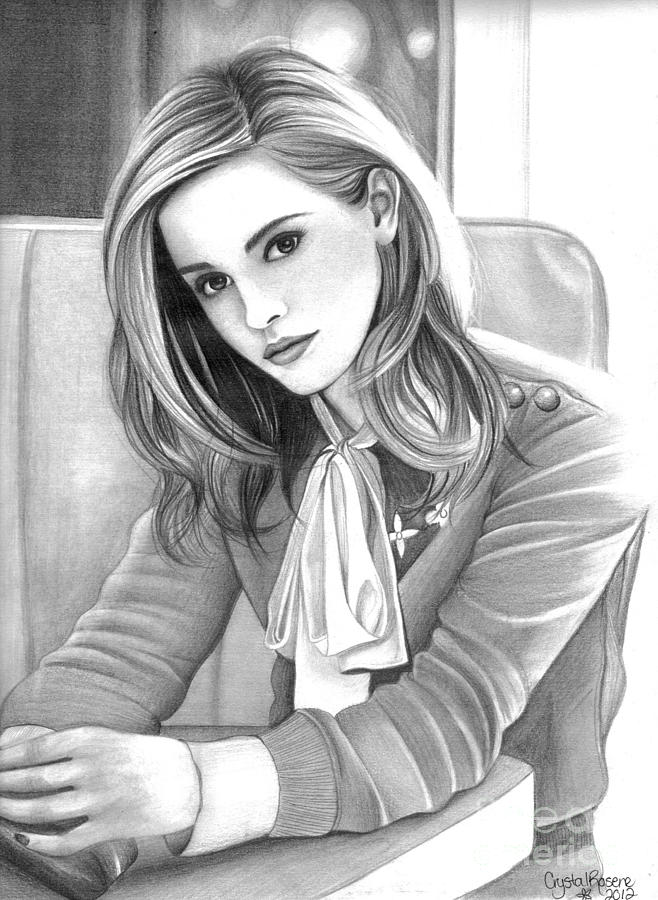 658x900 Emma Watson Drawing - Emma Watson Drawing