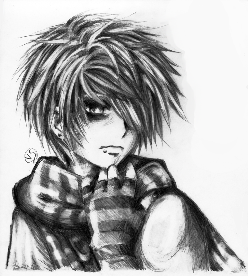 Emo Anime Drawings at PaintingValley.com | Explore collection of Emo ...