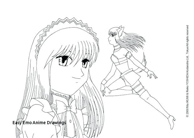 620x439 Coloring Pages Drawings Easy Emo Anime Drawings Manga Coloring - Emo Anime Drawings