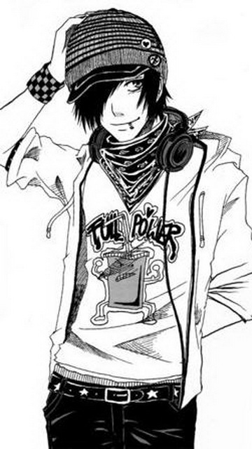 360x640 Download Emo Boy X Wallpapers - Emo Boy Drawing