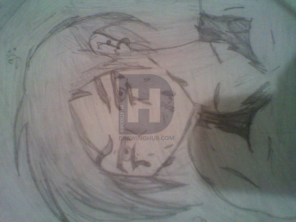 1024x768 Emo Boy Drawing - Emo Boy Drawing