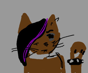 300x250 Emo Cat Drawing - Emo Cat Drawing