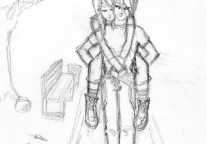 300x210 emo love drawings in pencil cute emo couple drawings cute emo love - Emo Couple Drawings