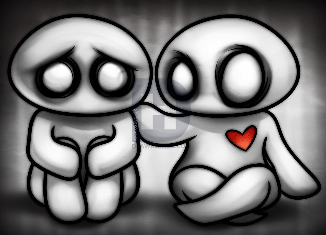 1104x797 How To Draw An Emo Couple, Step - Emo Couple Drawings