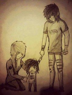 236x314 Emo Couple Drawings Tumblr - Emo Couple Drawings