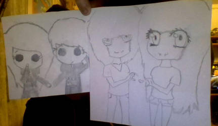 431x250 Cute Emo Couple Drawings - Emo Couple Drawings