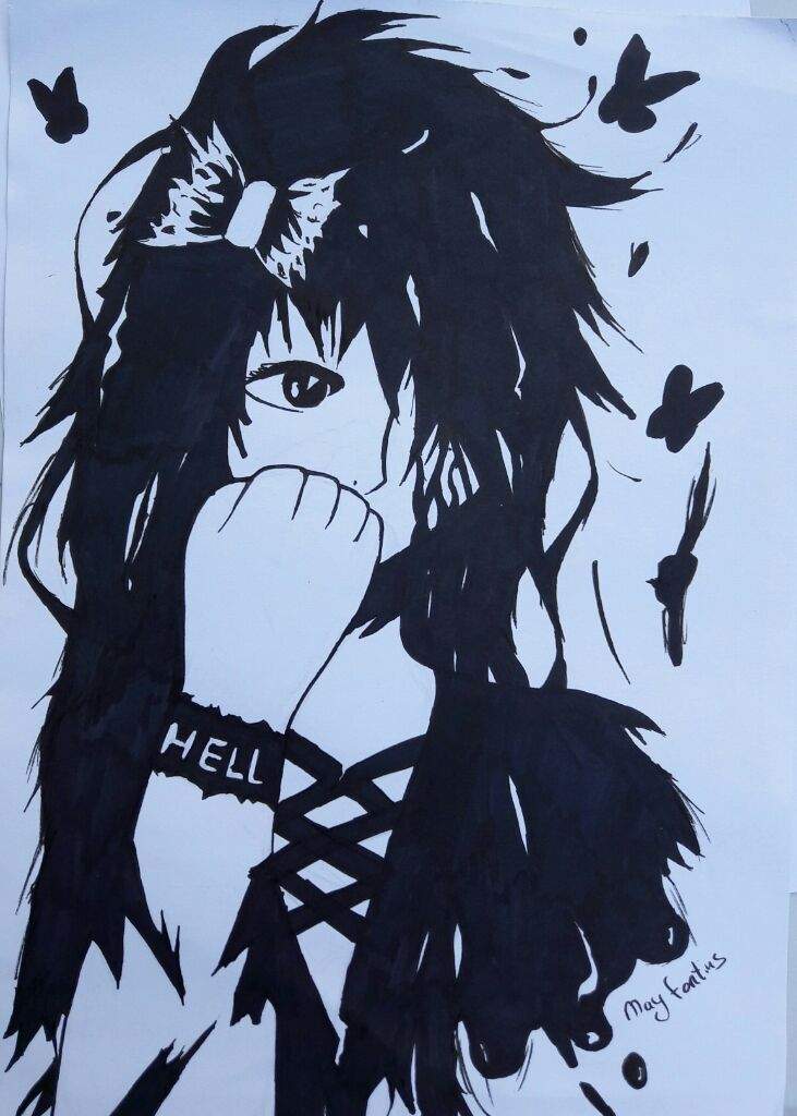 731x1024 Emo Drawing Amino - Emo Drawings