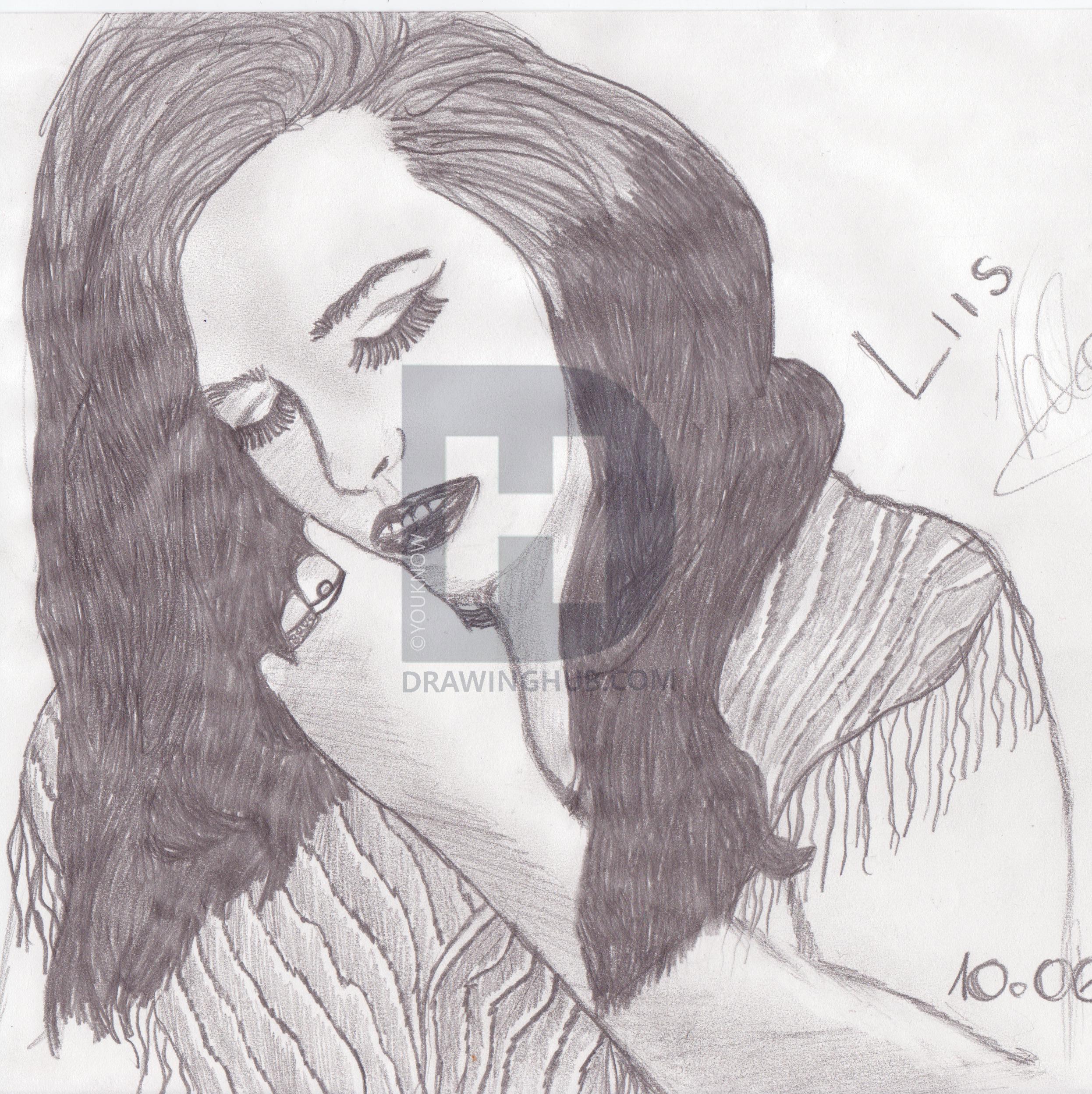 2492x2496 Emo Girl Drawing - Emo Girl Drawing