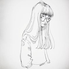 236x236 Tumblr Drawing Emo - Emo Girl Drawing