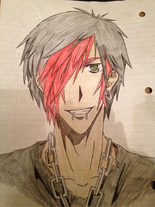 320x427 Emo Guy I Drew - Emo Guy Drawing