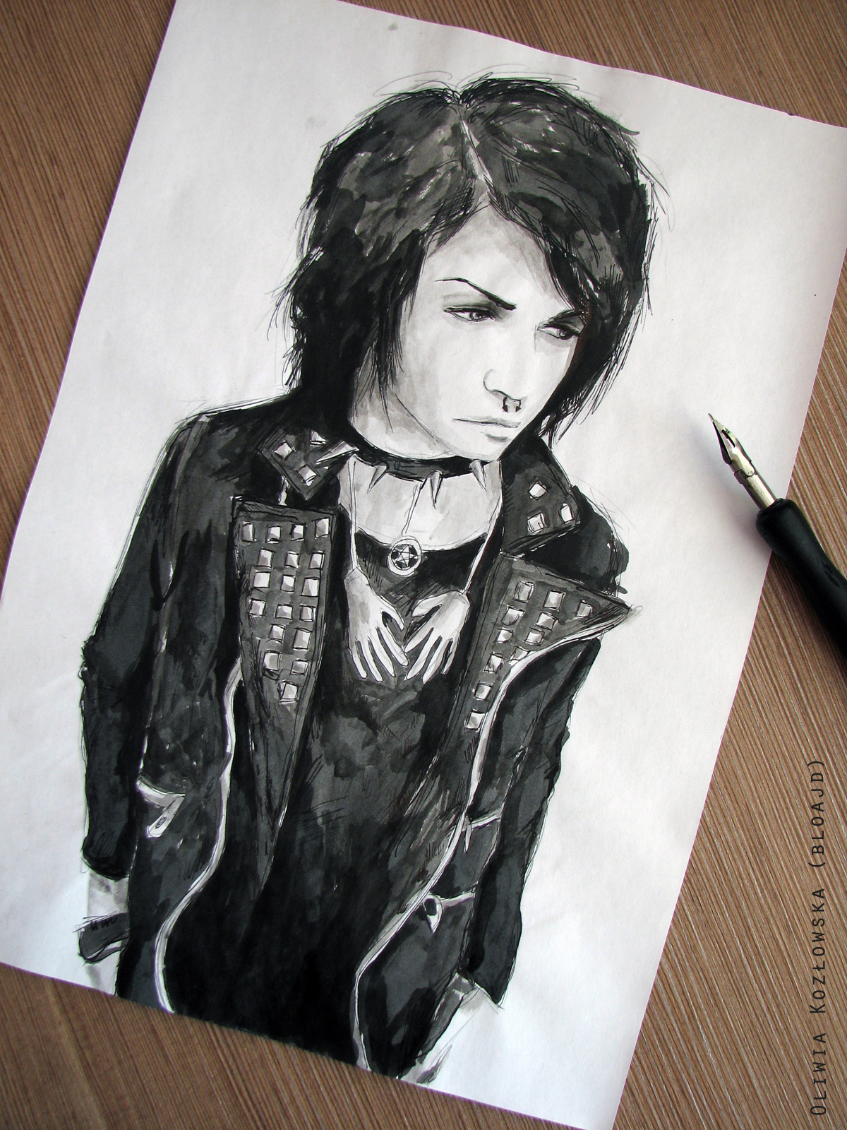 1200x1600 Emo Some Kind Of Art - Emo Guy Drawing