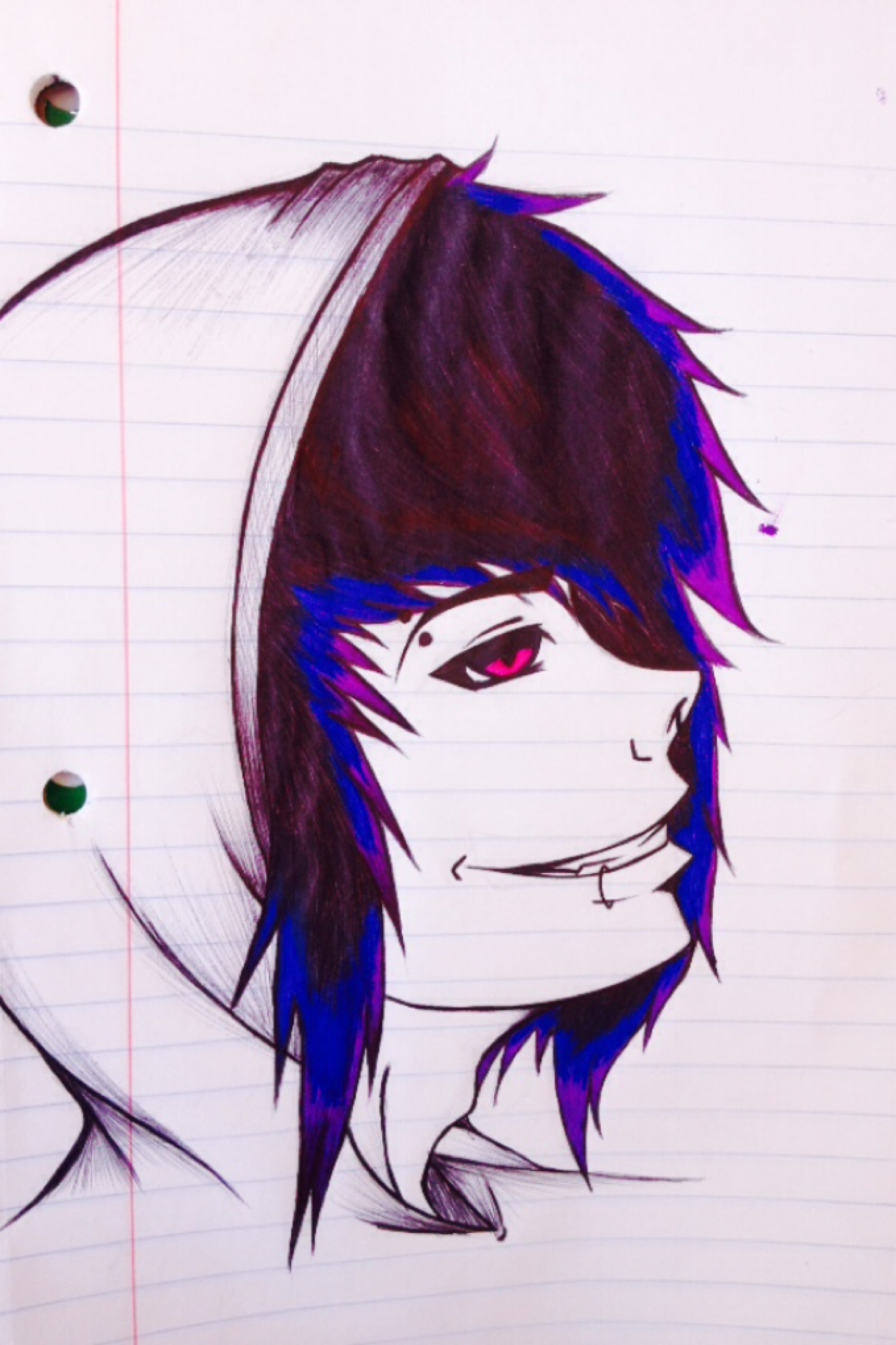 1360x2040 Emoguy Drawings On Paigeeworld Pictures Of Emoguy - Emo Guy Drawing