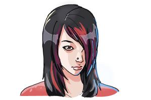 300x200 How To Draw Emo Hair - Emo Hair Drawing