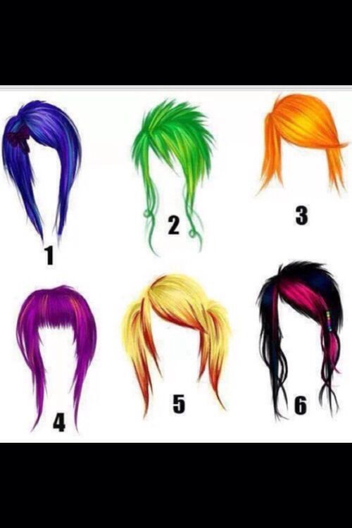 500x750 So Many Different Types Of Emo Hair Styles Hare Pelo Emo - Emo Hair Drawing