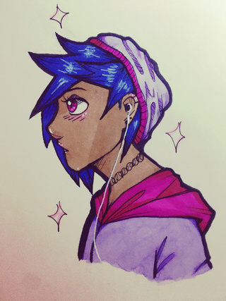 320x427 Emohair Drawings On Paigeeworld Pictures Of Emohair - Emo Hair Drawing