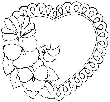 435x400 Printable Heart Coloring Pages Awesome Broken Heart Coloring - Emo Heart Drawings