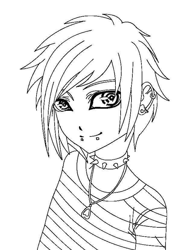 650x828 Collection Of Free Easy Drawing Emo Download On Ui Ex - Emo Kid Drawing