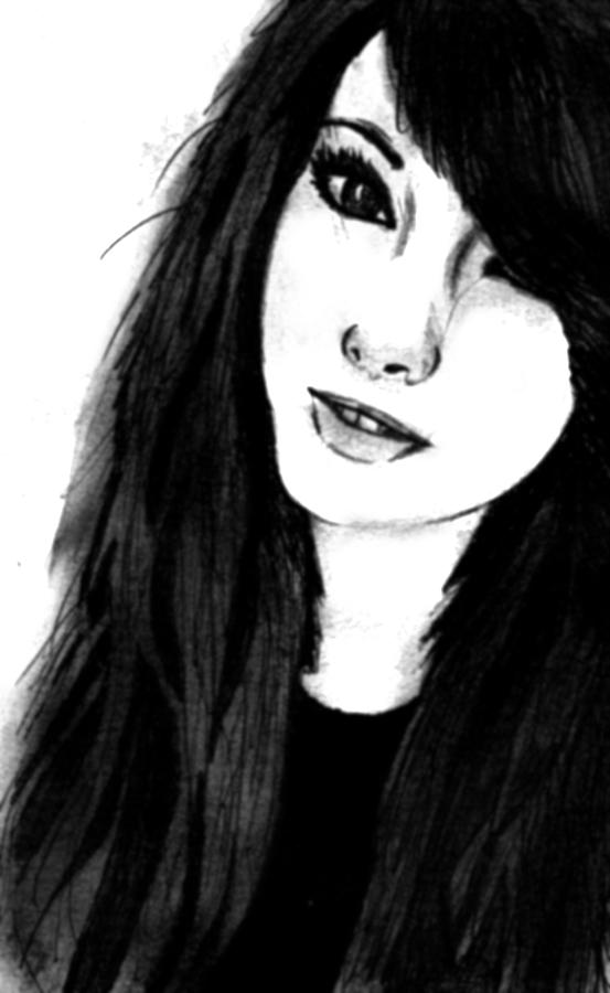 553x900 Emo Girl Drawing - Emo Kid Drawing