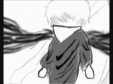 480x360 Skull Angel Emo Kid Drawing - Emo Kid Drawing