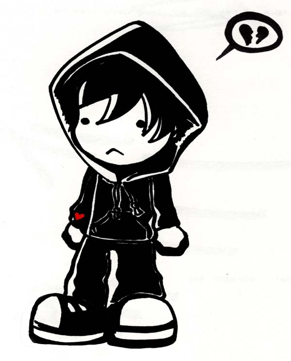 600x744 emo kid graphics and comments - Emo Kid Drawing