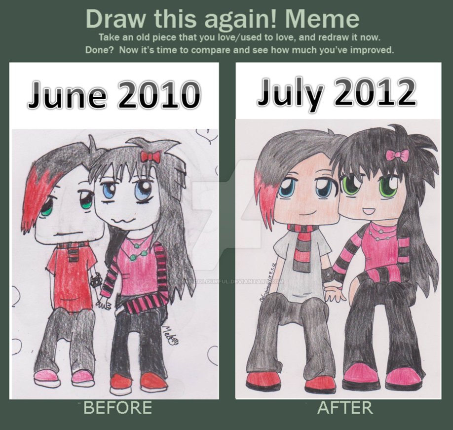 918x871 Draw This Again! Emo Love - Emo Love Drawings