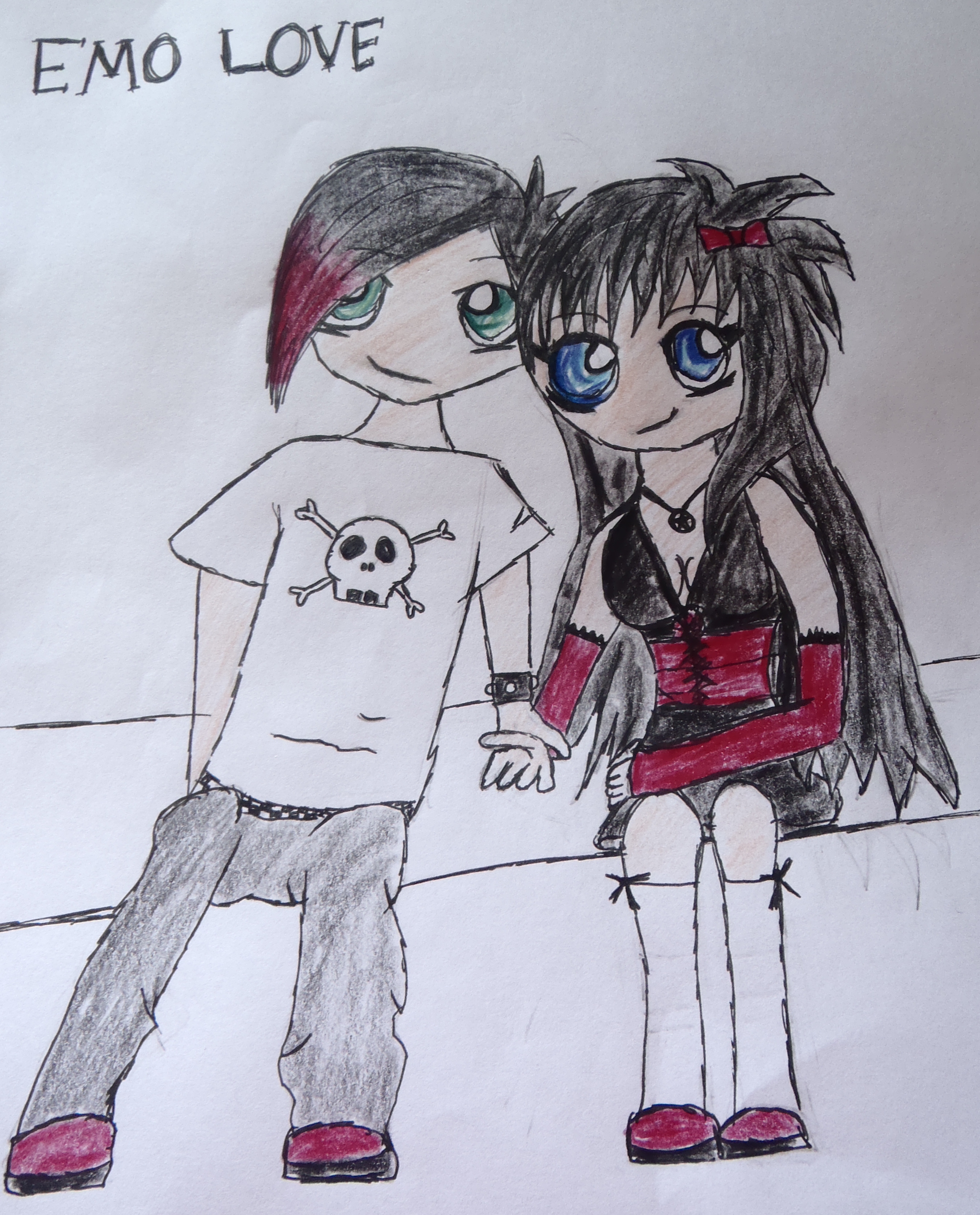 2701x3348 Emo Love Drawing - Emo Love Drawings