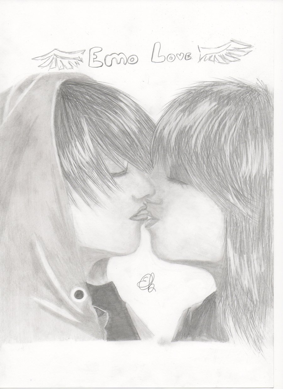 900x1238 Emo Love Drawings Gtgt - Emo Love Drawings
