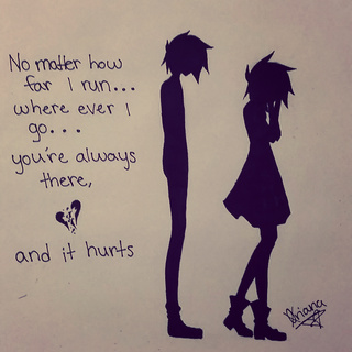 320x320 Emolove Drawings On Paigeeworld Pictures Of Emolove - Emo Love Drawings