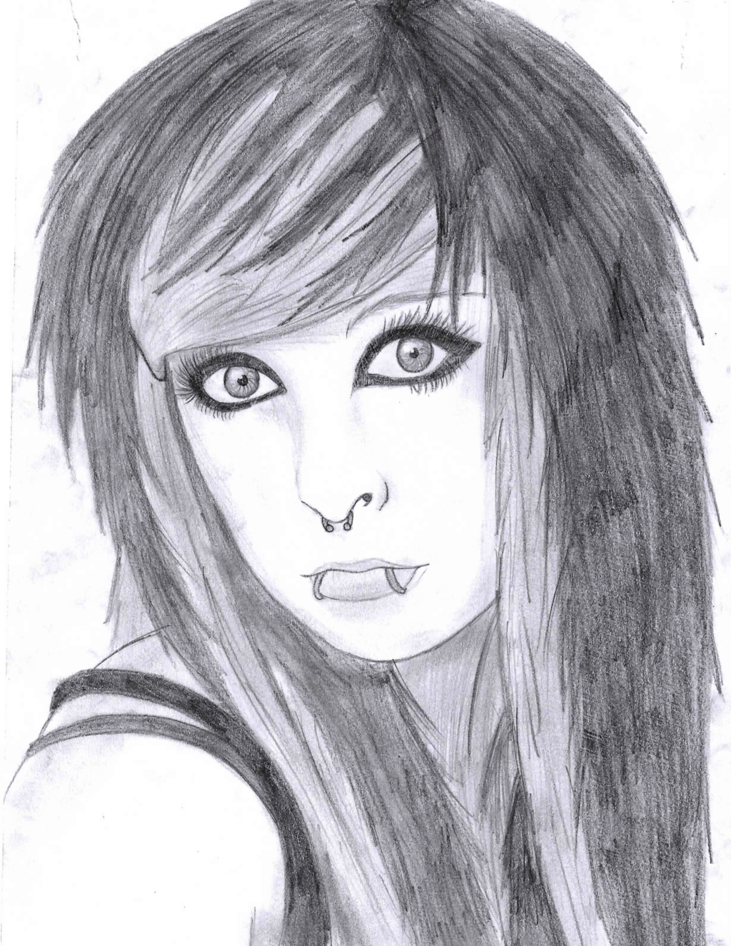 1024x1325 How To Draw Emo People How To Draw Cute Love Drawings, Dantdm - Emo People Drawings