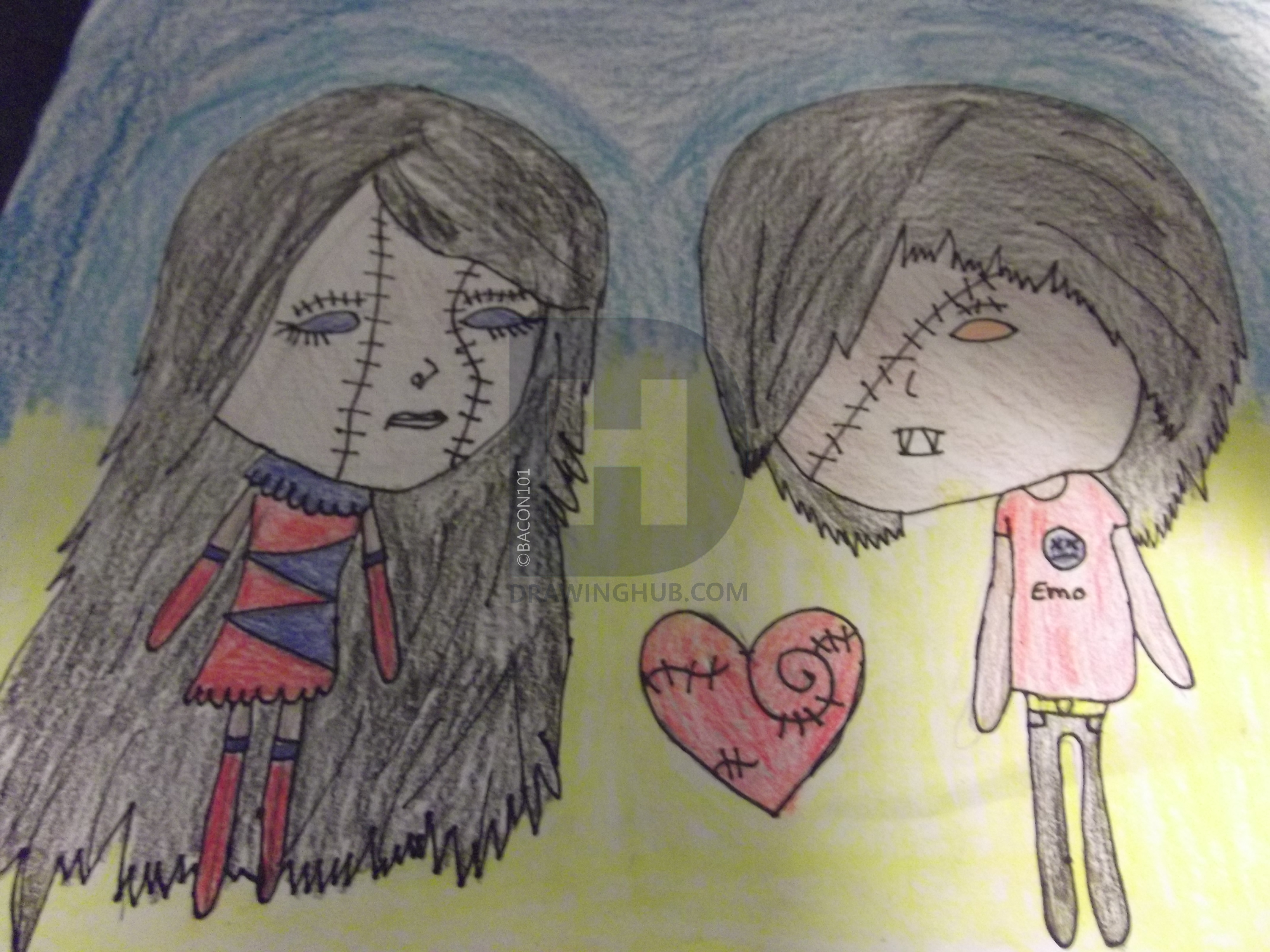 4288x3216 Draw Emo People Drawings - Emo People Drawings