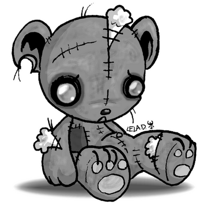 413x413 super cute emo teddy bear tattos i like or want teddy bear - Emo Teddy Bear Drawing
